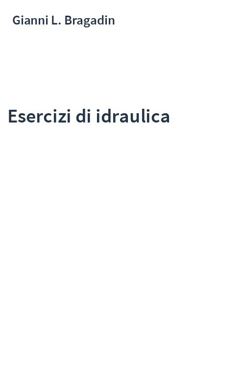 Esercizi di idraulica