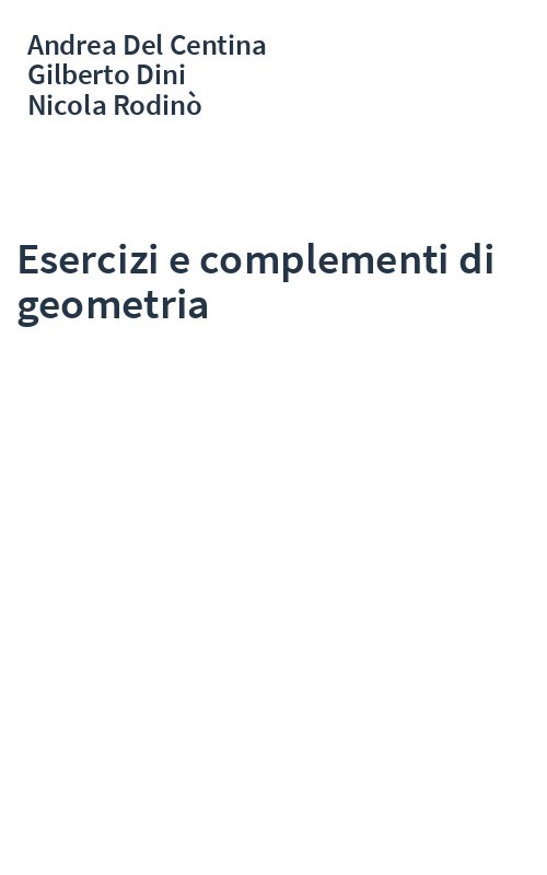 Esercizi e complementi di geometria