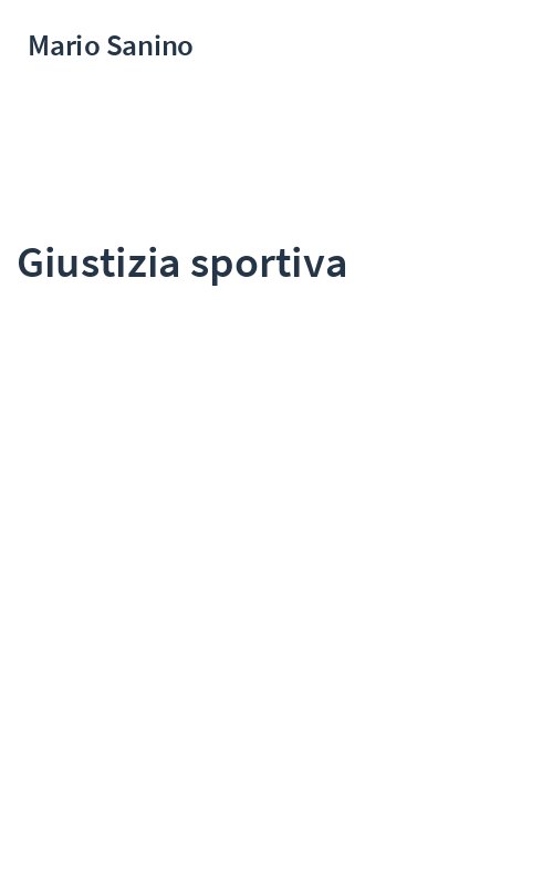 Giustizia sportiva