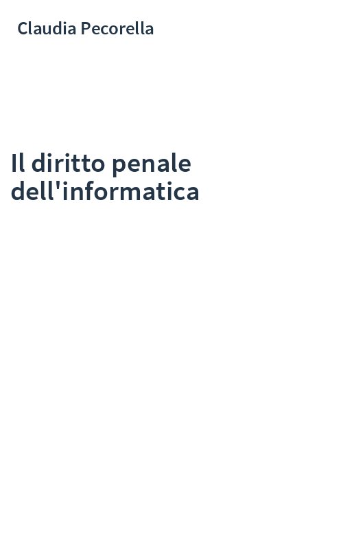 Il diritto penale dell'informatica