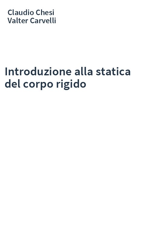 Introduzione alla statica del corpo rigido
