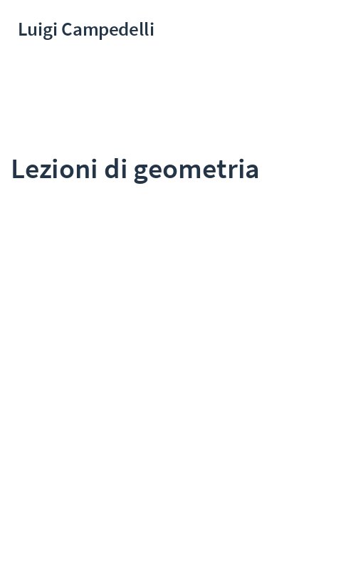 Lezioni di geometria