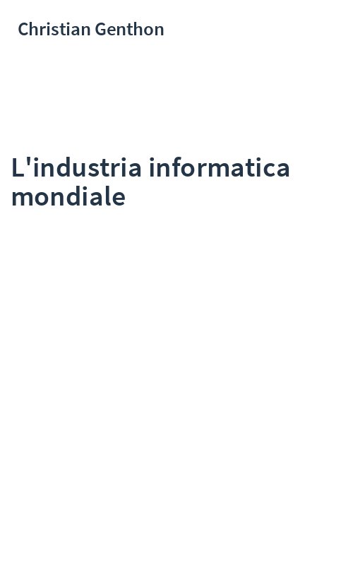L'industria informatica mondiale