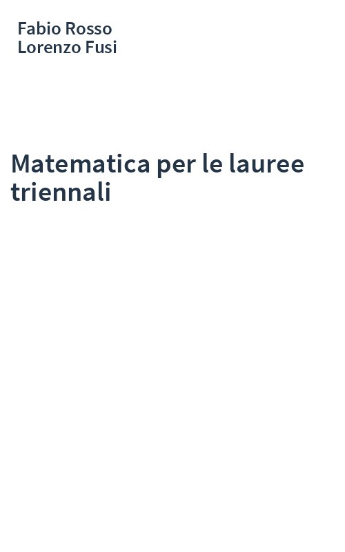 Matematica per le lauree triennali