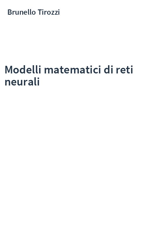 Modelli matematici di reti neurali