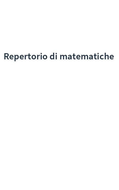Repertorio di matematiche