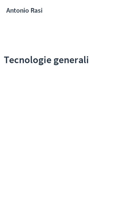 Tecnologie generali