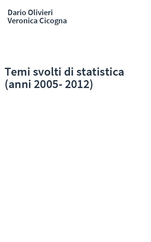 Temi svolti di statistica (anni 2005-2012)