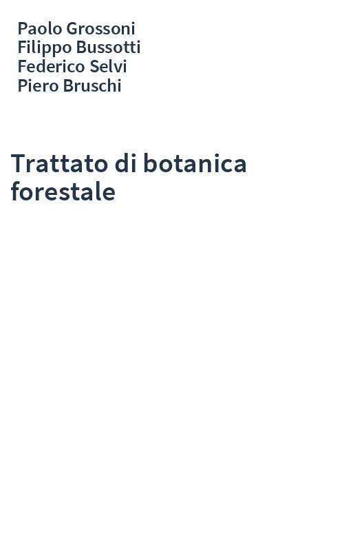 Trattato di botanica forestale
