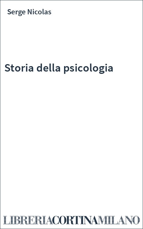 Storia della psicologia