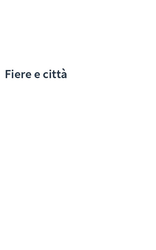 Fiere e città