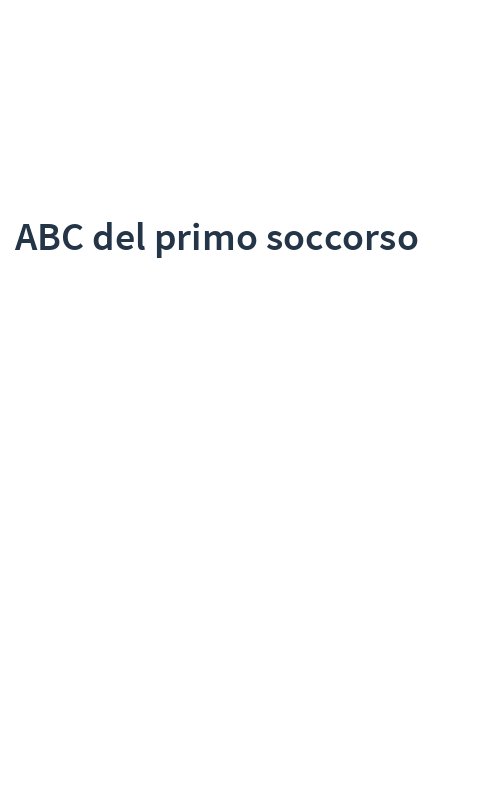 ABC del primo soccorso
