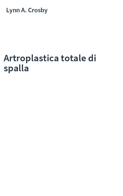 Artroplastica totale di spalla