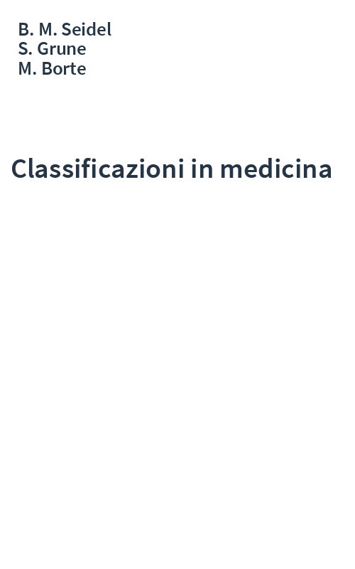 Classificazioni in medicina