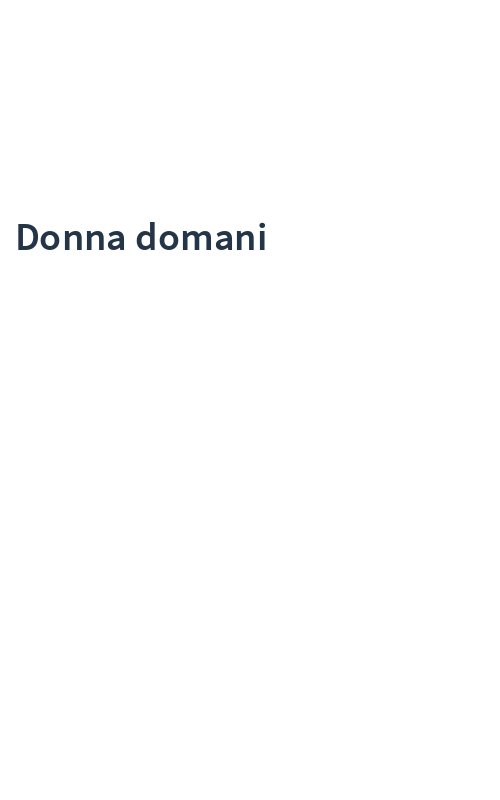 Donna domani