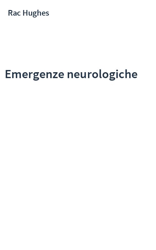Emergenze neurologiche