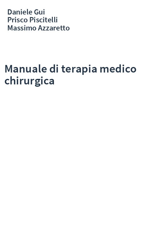 Manuale di terapia medico chirurgica