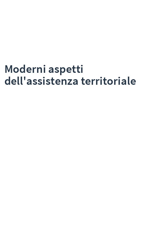 Moderni aspetti dell'assistenza territoriale