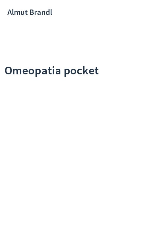 Omeopatia pocket