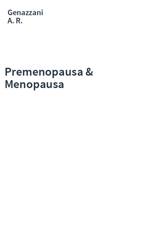 Premenopausa & Menopausa