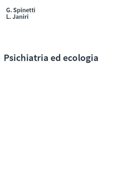 Psichiatria ed ecologia