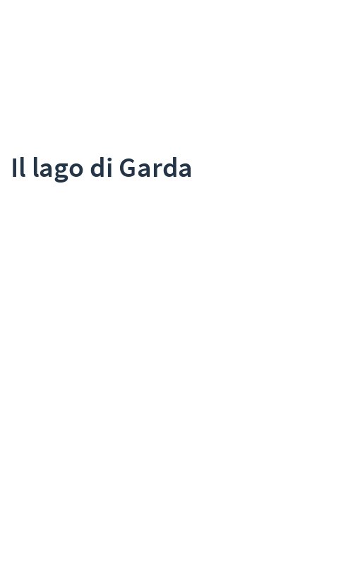 Il lago di Garda