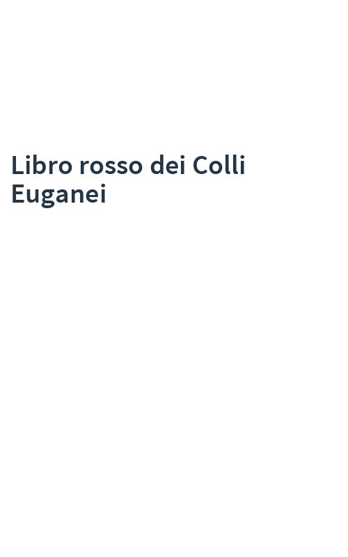 Libro rosso dei Colli Euganei