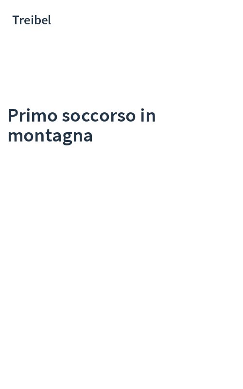 Primo soccorso in montagna