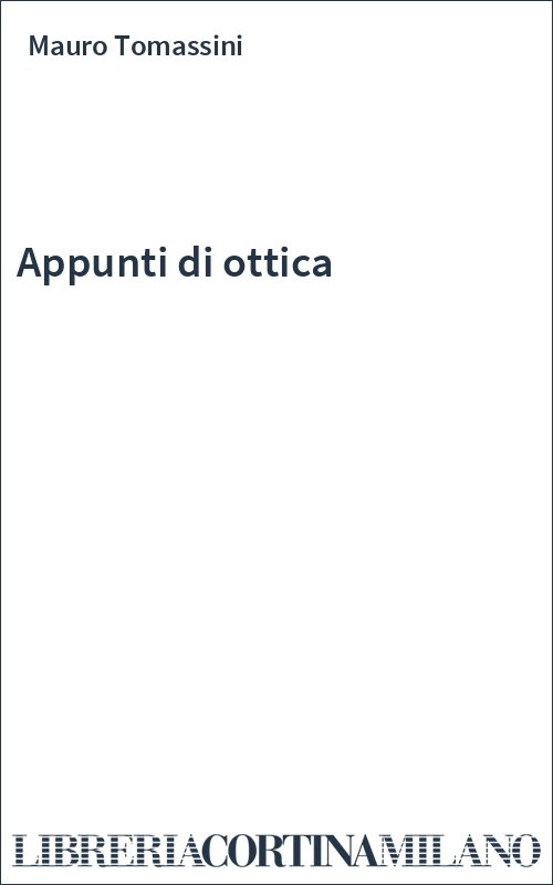 Appunti di ottica
