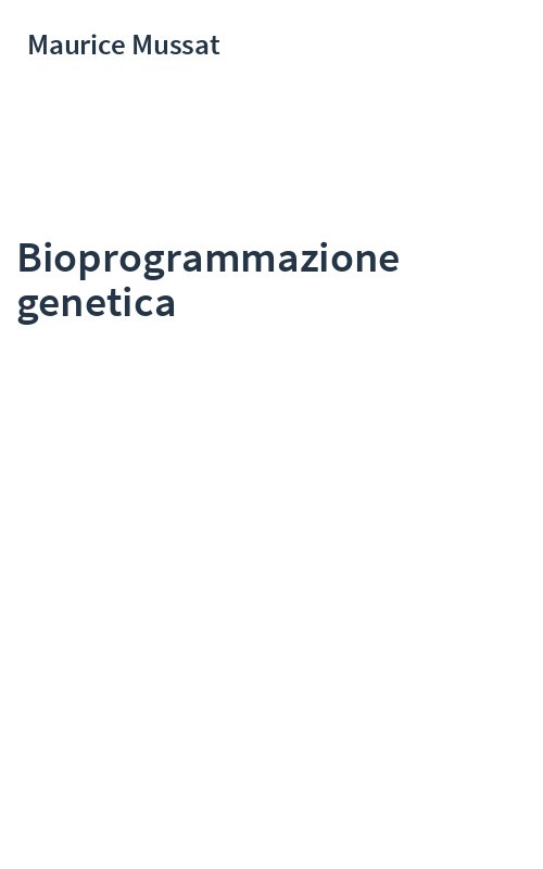 Bioprogrammazione genetica