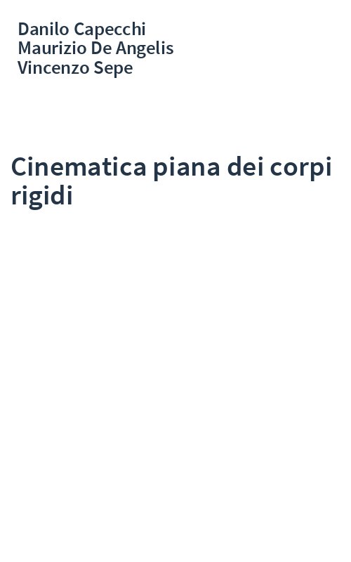 Cinematica piana dei corpi rigidi
