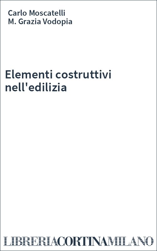 Elementi costruttivi nell'edilizia