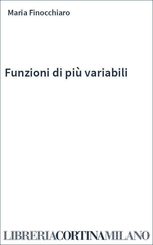Funzioni di più variabili