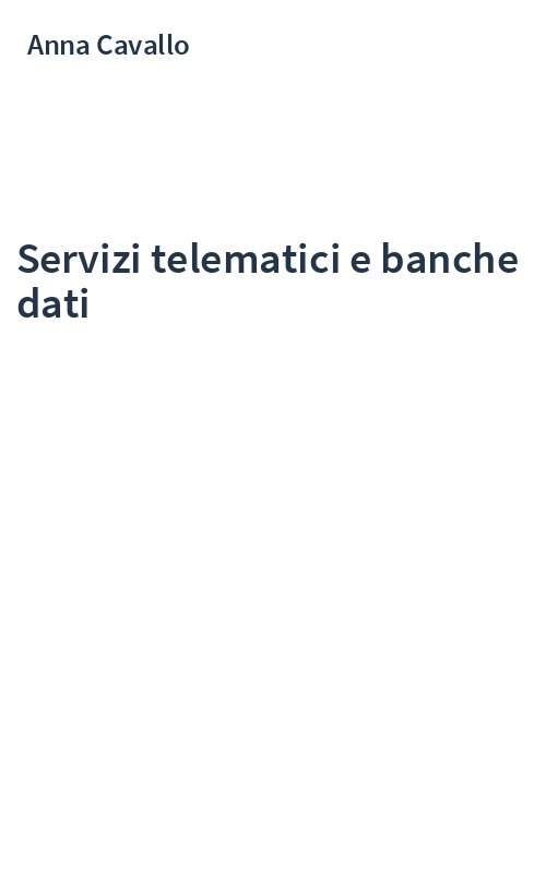 Servizi telematici e banche dati