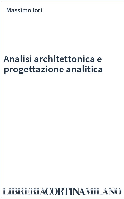 Analisi architettonica e progettazione analitica