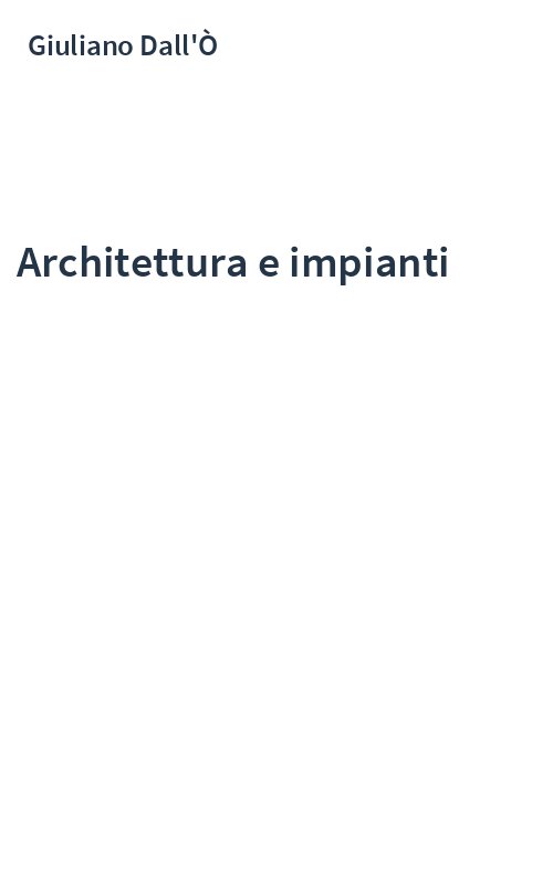 Architettura e impianti