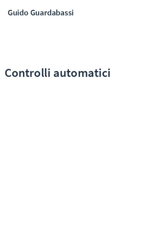 Controlli automatici