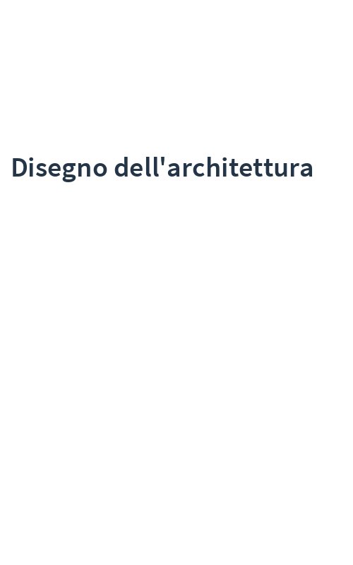 Disegno dell'architettura
