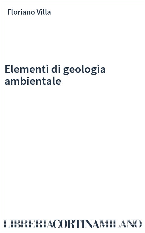 Elementi di geologia ambientale