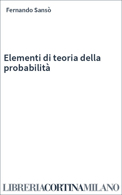 Elementi di teoria della probabilità