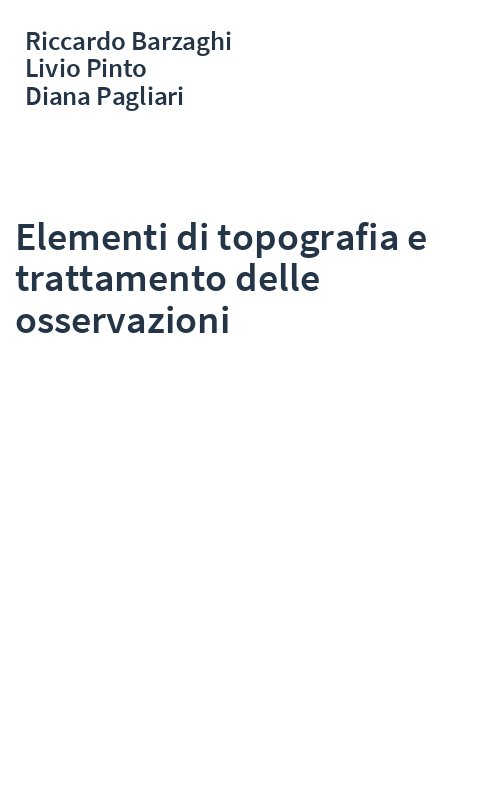 Elementi di topografia e trattamento delle osservazioni