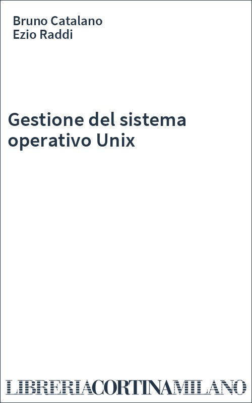 Gestione del sistema operativo Unix