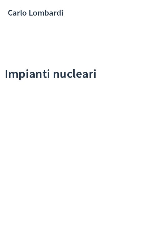 Impianti nucleari