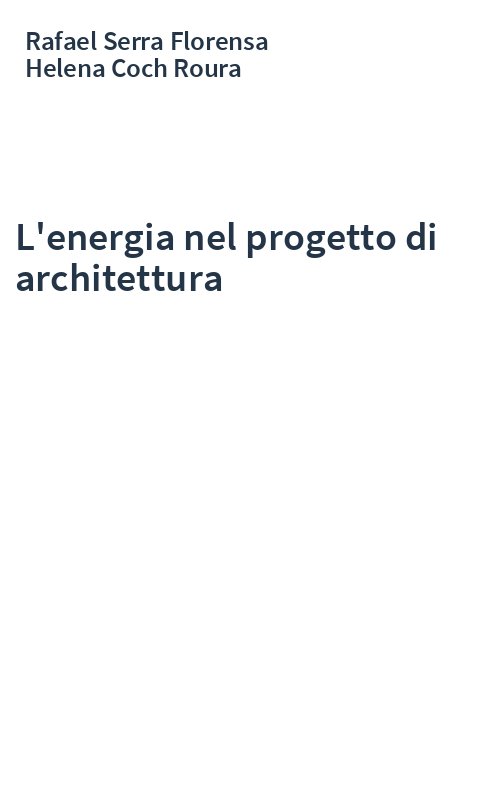L'energia nel progetto di architettura