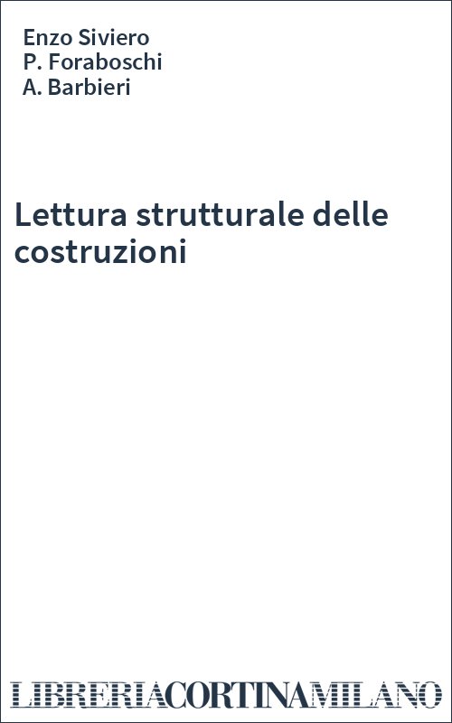 Lettura strutturale delle costruzioni