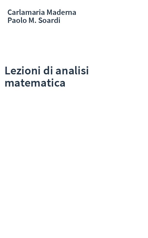 Lezioni di analisi matematica
