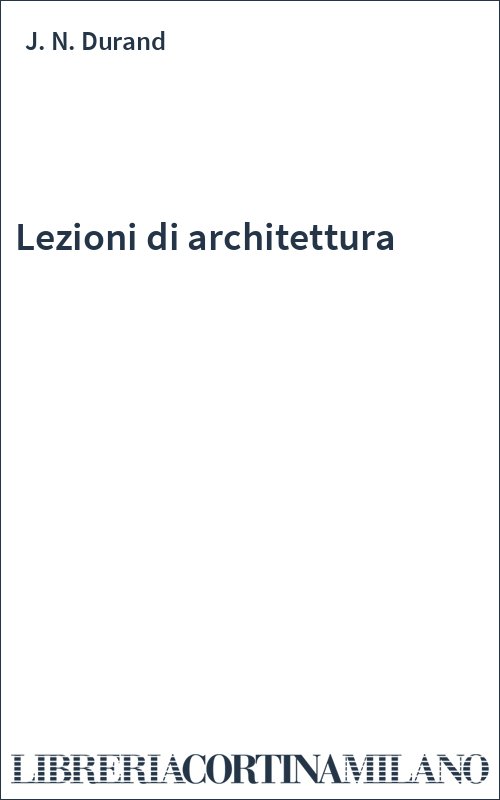 Lezioni di architettura