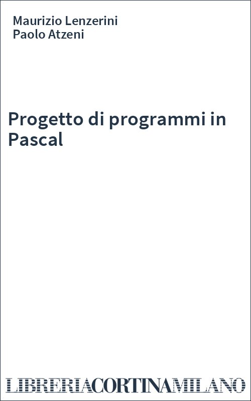 Progetto di programmi in Pascal