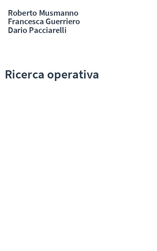 Ricerca operativa