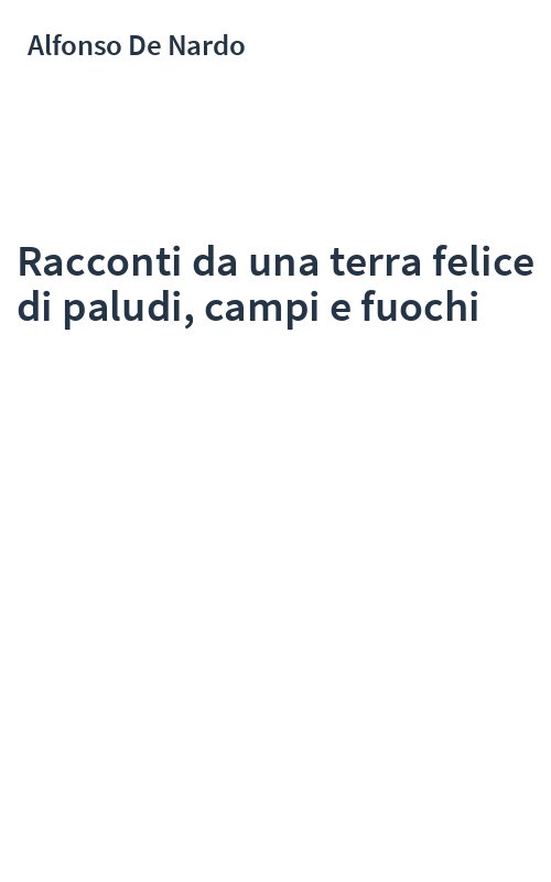 Racconti da una terra felice di paludi, campi e fuochi